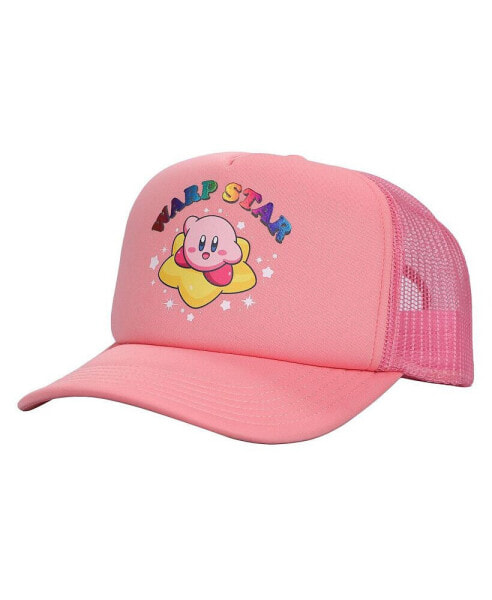 Men's Warp Star Pink Foam Trucker Hat