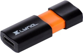 Xlyne Wave USB 2.0 8GB - 8 GB - USB Type-A - 2.0 - 8 MB/s - Cap - Black - Orange