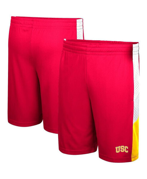 Big Boys Cardinal USC Trojans Very Thorough Colorblock Shorts