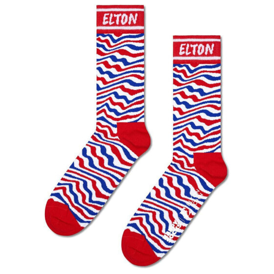 HAPPY SOCKS Elton John Striped crew socks