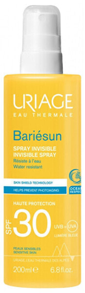 Средство для загара и защиты от солнца Uriage Bariesun (Invisible Spray) SPF 30 200 мл