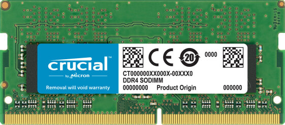 Crucial CT16G4S266M, 16 GB, 1 x 16 GB, DDR4, 2666 MHz, SO-DIMM