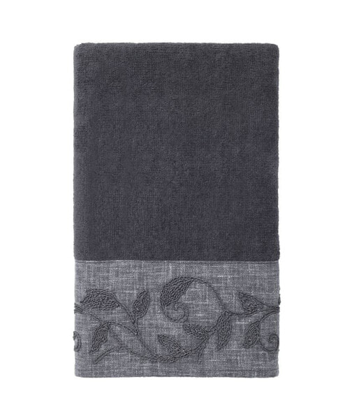 Linetto Cord Bordered Cotton Bath Towel, 27" x 50"