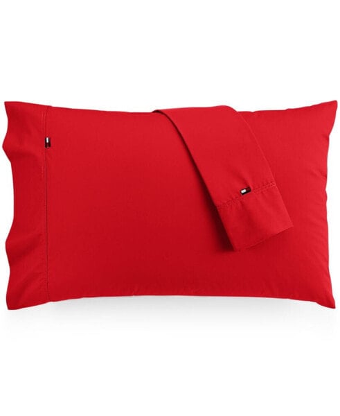 Tommy Hilfiger Solid Core Pair of Standard Pillowcases