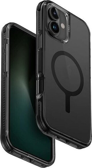 Uniq UNIQ etui Combat iPhone 16 Plus 6.7" Magclick Charging czarny/carbon black