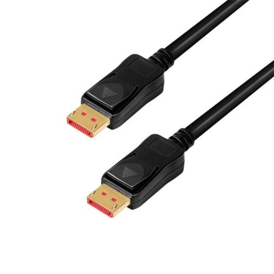 Активный кабель DisplayPort LogiLink CDV0100 - 10 м - DisplayPort - DisplayPort - Мужской - Мужской - 7680 х 4320 пикселей