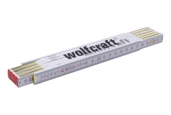 Wolfcraft 5227000 - Scale ruler - Beige - Black - Red - 21.2 cm - 62 mm - 7.4 cm - 1 pc(s)