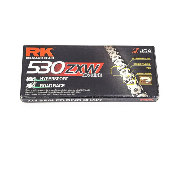 Цепь мотоциклетная RK 525ZXW X 110