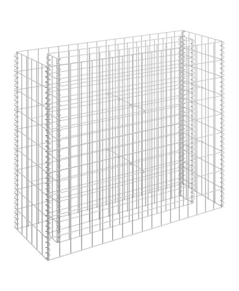 Gabion Raised Bed Galvanized Steel 35.4"x11.8"x35.4"