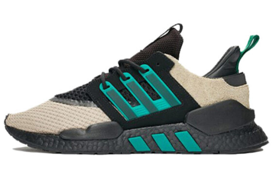 Кроссовки Adidas Originals EQT 91/18 x Packer черные/зеленые (бб9482)