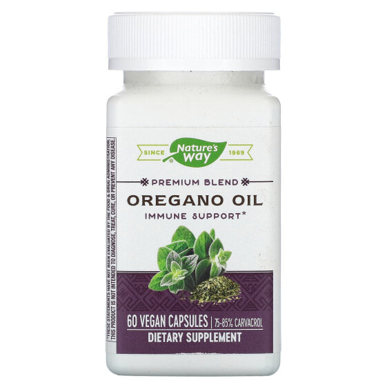 Premium Blend, Oregano Oil, 60 Vegan Capsules