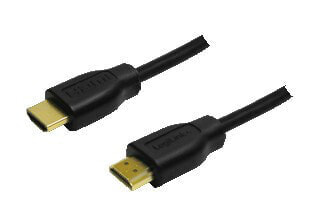 LogiLink 1m HDMI to HDMI - M/M - 1 m - HDMI Type A (Standard) - HDMI Type A (Standard) - Black