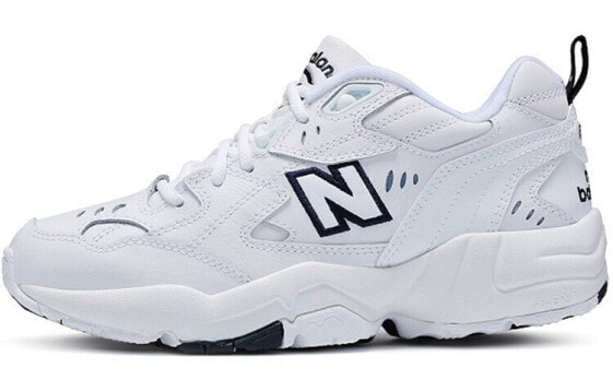 New Balance NB 608 防滑轻便 低帮 跑步鞋 男款 白墨蓝 d宽 / Кроссовки New Balance MX608WT NB 608 d