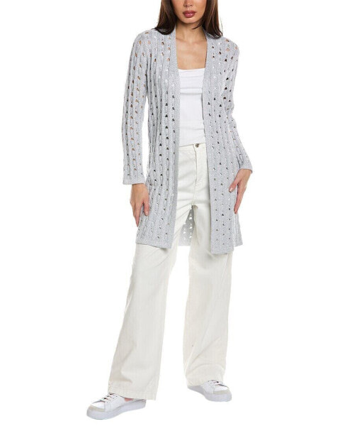 St. John Crochet Cardigan Women's