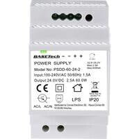 basetech PSDD-60-24-2 - White - Overload - Plastic - 100 - 240 V - 50 - 60 Hz - 24 V