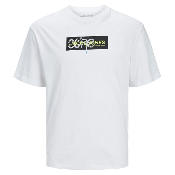 JACK & JONES Summer Print Short Sleeve Crew Neck T-Shirt