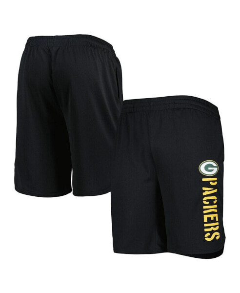 Men's Black Green Bay Packers Team Shorts