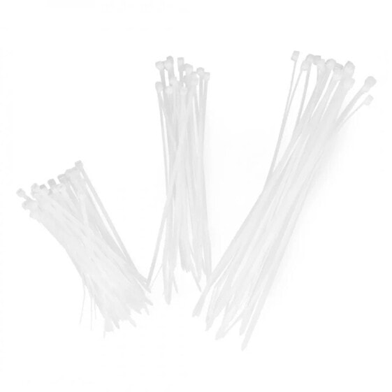 Cable ties white - 60pcs