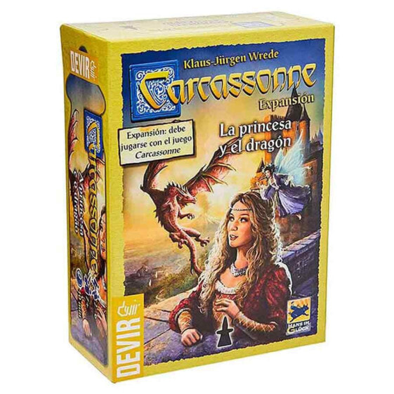 DEVIR Carcassonne La Princesa Y El Dragon Board Game