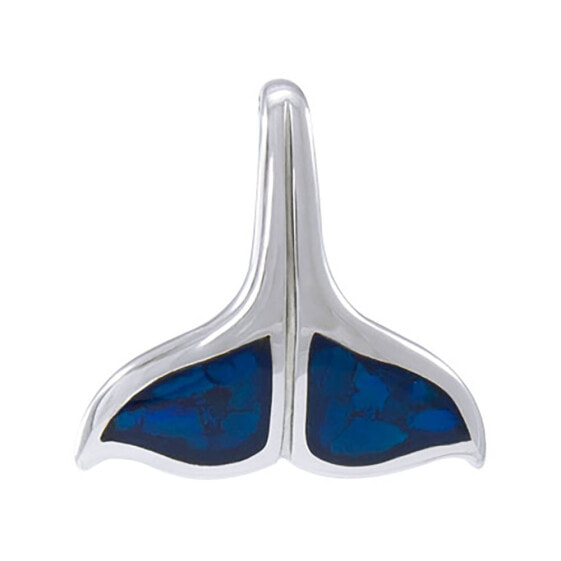 DIVE SILVER Whale Tail Pendant