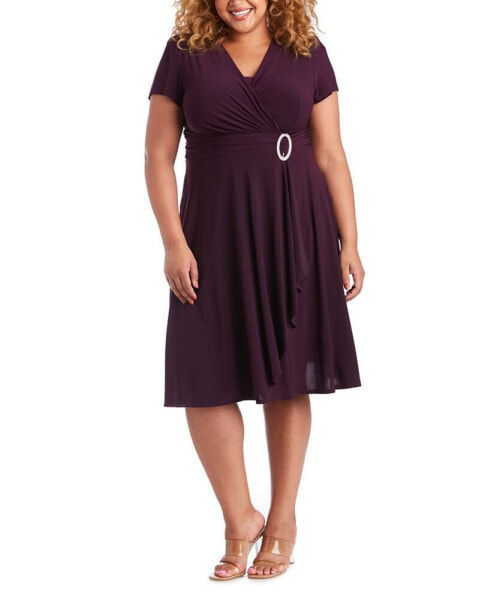 Plus Size Cascade Dress