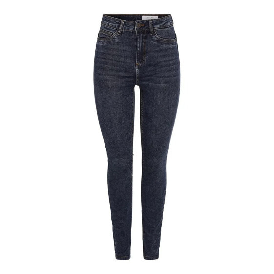 NOISY MAY Callie Skinny Fit Vi506Db high waist jeans