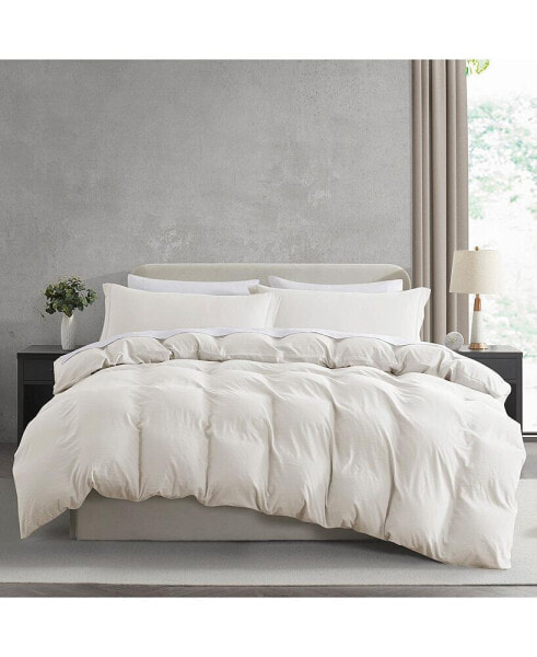 Super Soft Prewashed 3 Piece Duvet Cover Set - Zipper Closure (comforter not included)