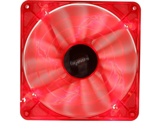 Bgears b-PWM 140 Red 140mm Red LED PWM technology mini 4 pin 4 wire 2 ball beari