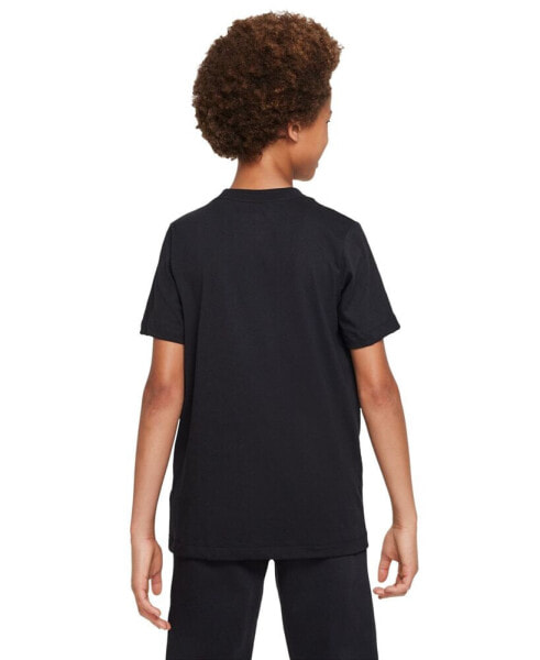 Big Kids Sportswear Relaxed-Fit Printed Crewneck T-Shirt