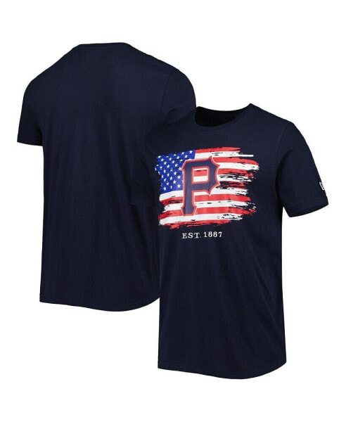 Men's Navy Pittsburgh Pirates 4th of July Jersey T-shirt