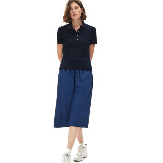 LACOSTE Stretch Cotton Piqué Short Sleeve Polo Shirt