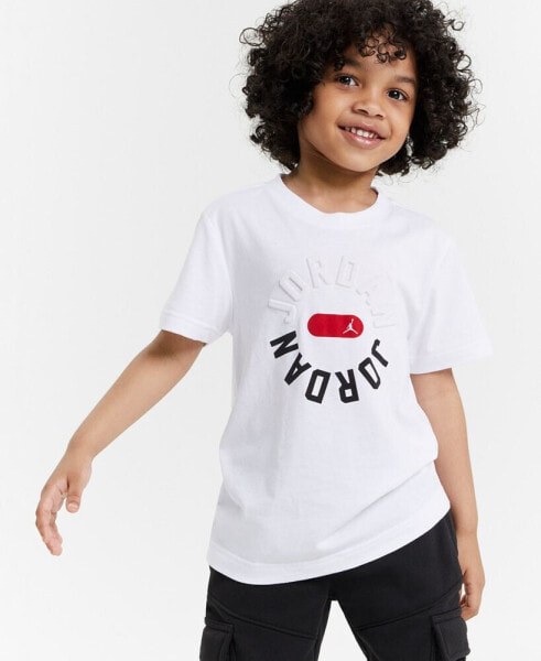 Toddler & Little Boys Embossed Logo Graphic T-Shirt, Created for Macy's