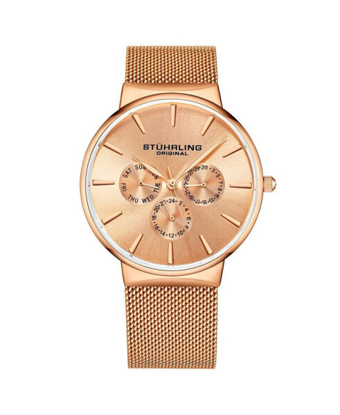 Часы Stuhrling Rose Gold Mesh Watch