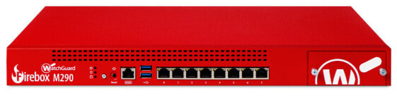 WatchGuard Firebox M290 - 1180 Mbit/s - 5.8 Gbit/s - 800 Mbit/s - 2.4 Gbit/s - 696 Mbit/s - 1.47 Gbit/s