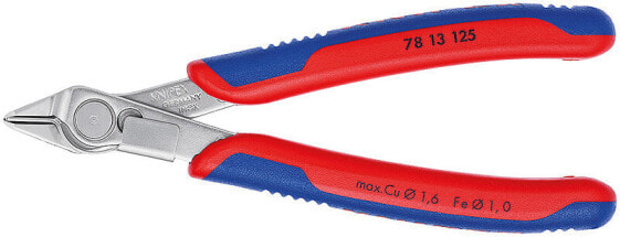 KNIPEX 78 13 125 - Side-cutting pliers - Steel - Plastic - Blue/Red - 12.5 cm - 57 g