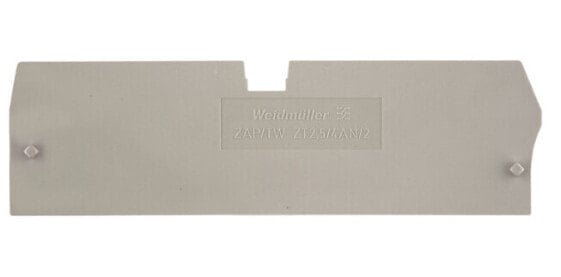 Weidmüller ZAP/TW ZTTR2.5 - End plate - 50 pc(s) - Wemid - Beige - -50 - 120 °C - V0