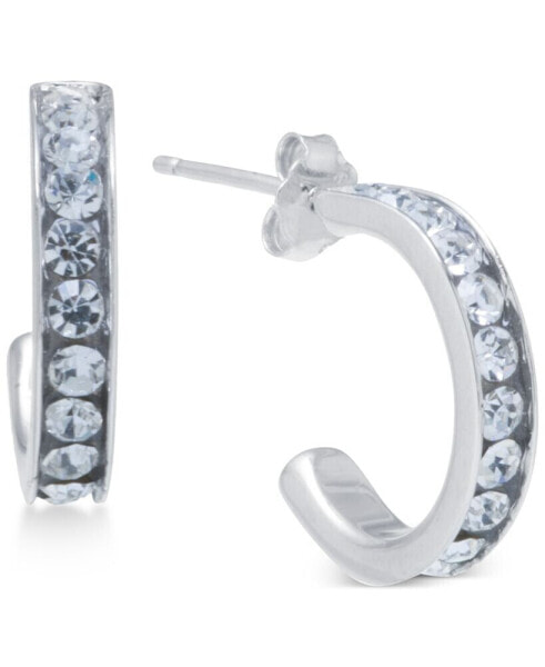 Серьги Giani Bernini Crystal Hoop