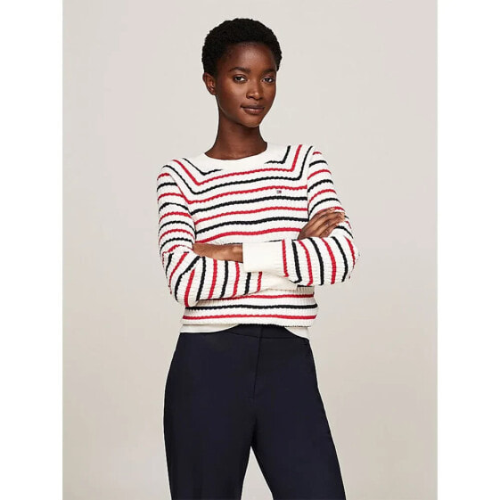 TOMMY HILFIGER Co Cable sweater