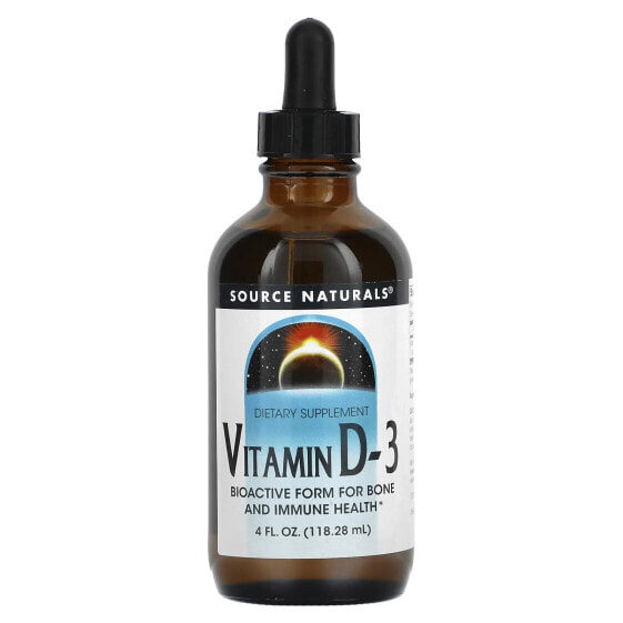 Витамин D-3 Source Naturals, 4 жидкая унция (118,28 мл)