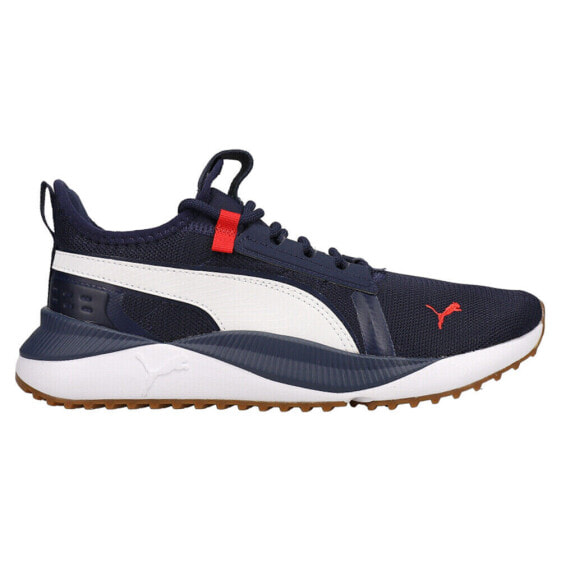 Puma Pacer Future Street Plus Lace Up Mens Blue Sneakers Casual Shoes 384634-04