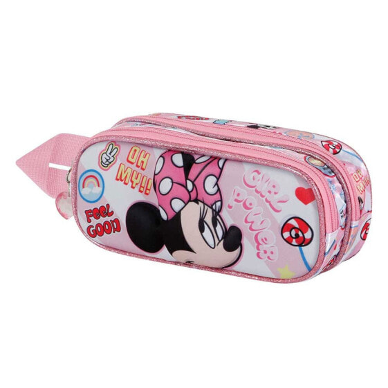 KARACTERMANIA Disney Minnie Mouse Power 3D Double Pencil Case