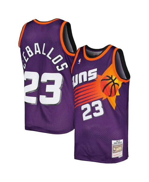 Men's Cedric Ceballos Purple Phoenix Suns 1996-97 Hardwood Classics Swingman Jersey