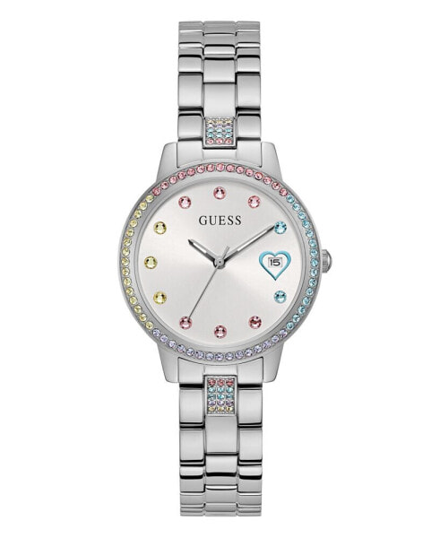 Часы Guess Date Silver-Tone