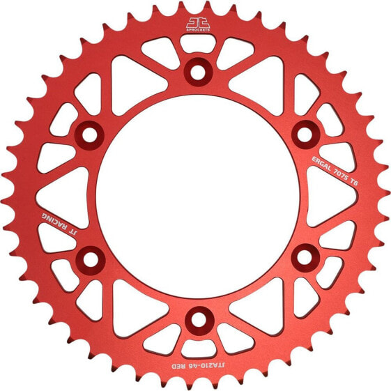 Задняя звезда из алюминия JT Sprockets Honda JTA210.46RED