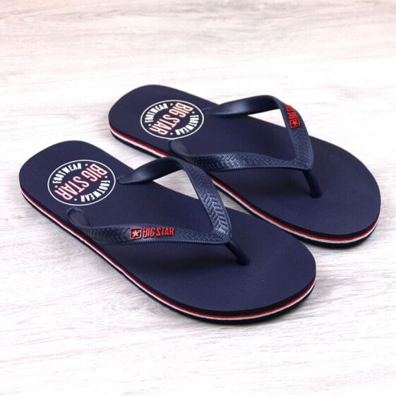 Big Star M JJ174537 navy blue flip-flops