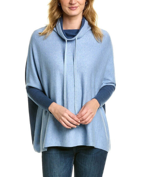 Renuar Cowl Pullover Women's Blue Xs