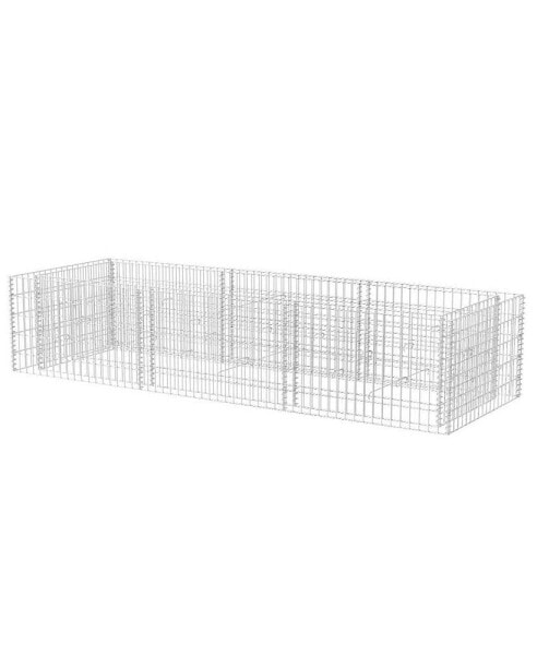 Gabion Raised Bed Steel 106.3"x35.4"x19.7"