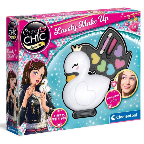Набор для макияжа Clementoni Create Swan Makeup Case