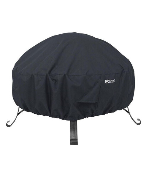 Full Coverage Fire Pit Cover - Small, Round , Black