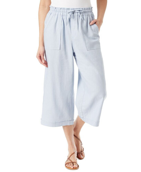 Women's Rainey Linen-Blend Pull-On Pants